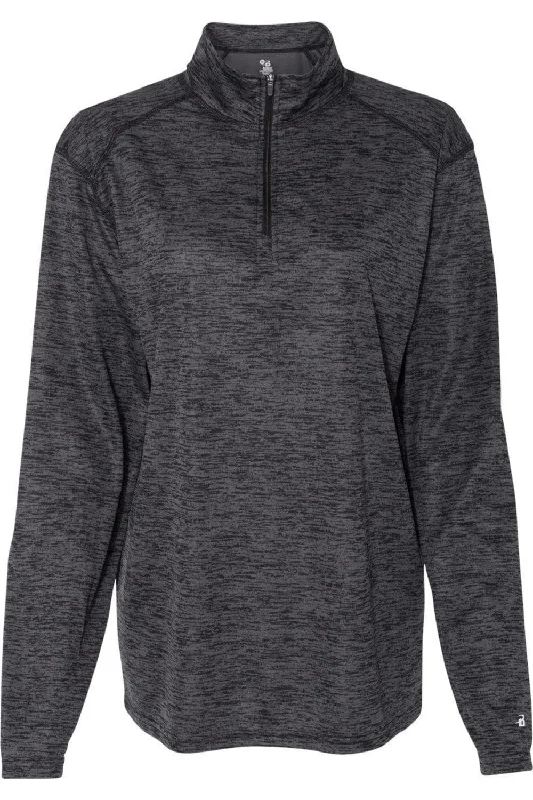 Badger Womens Tonal Blend Quarter-Zip Pullover