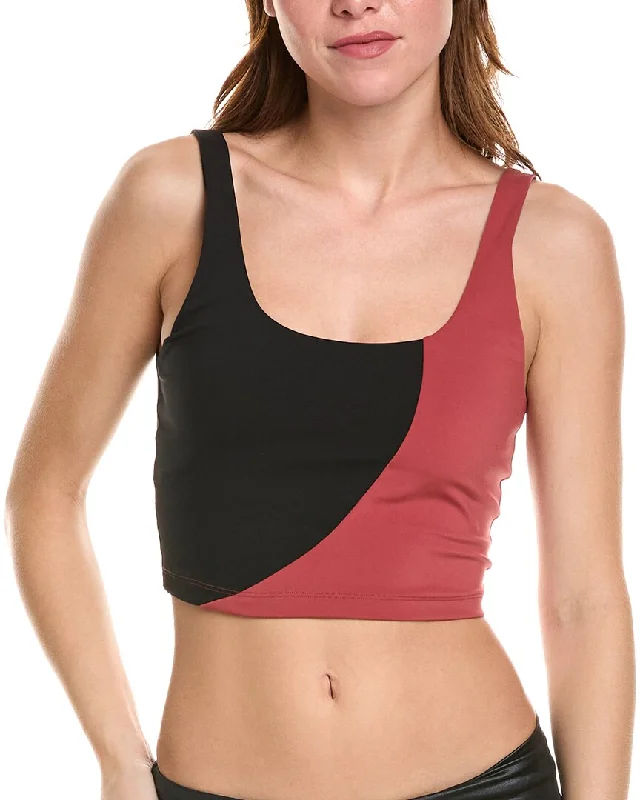 Spiritual Gangster Indie Colorblocked Crop Tank