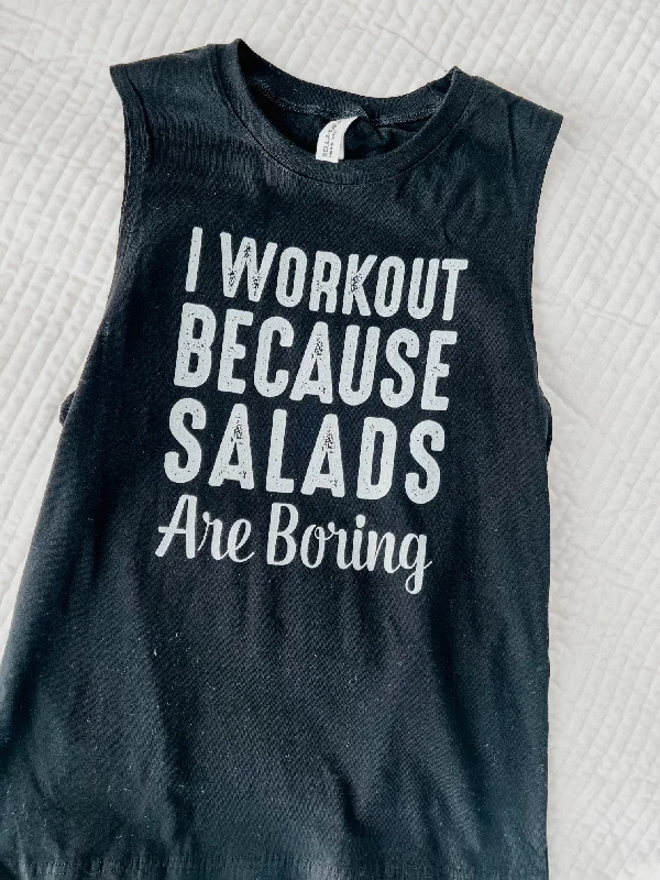 I Workout Graphic Tank