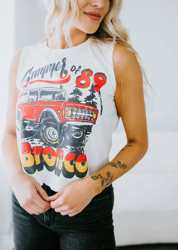 Bronco Crop Muscle Tank