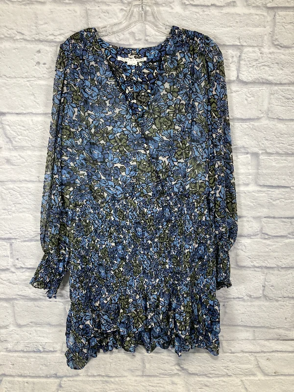 Dress Designer By Veronica Beard In Blue & Green, Size: Xl