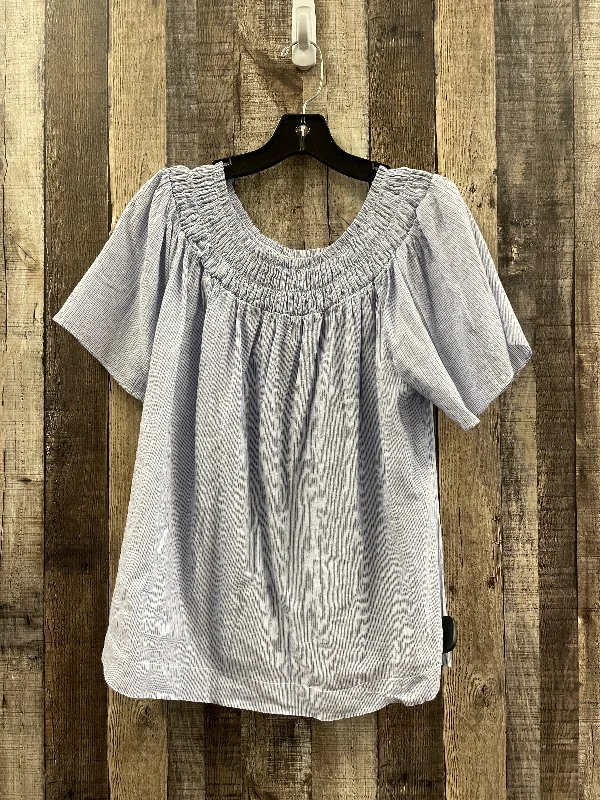 Top Short Sleeve By A New Day In Blue, Size: M