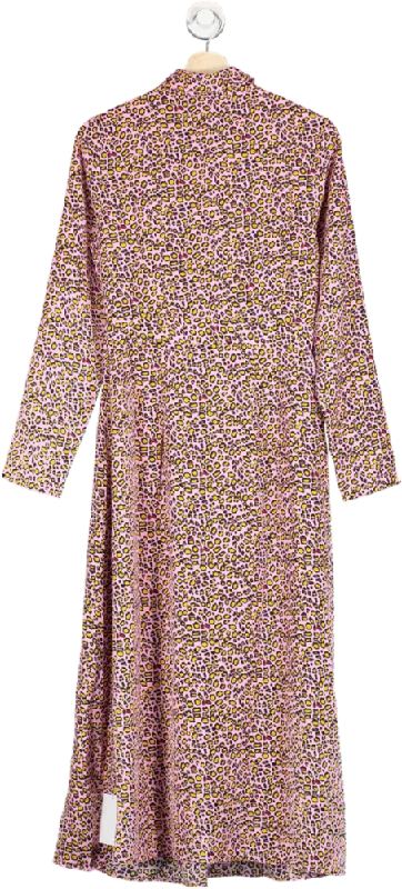 Glamorous Pink Leopard Shirt Dress 10