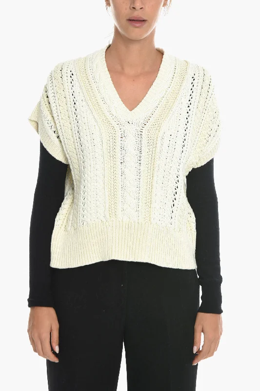 RAG&BONE V-Neck Sleeveless JOLIE Sweater