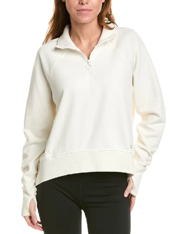 Sweaty Betty Revive Rib 1/2-Zip Pullover