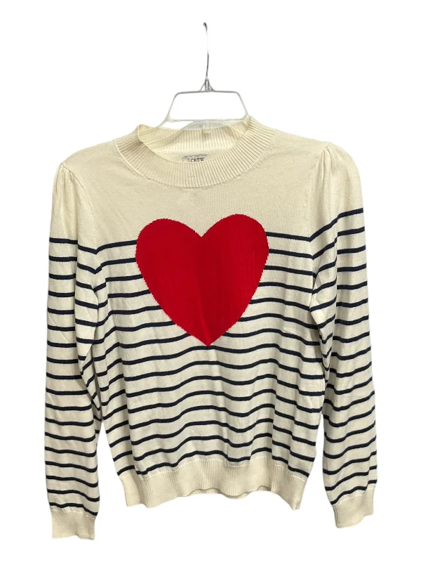 Top Long Sleeve By J. Crew In Striped Pattern, Size: S